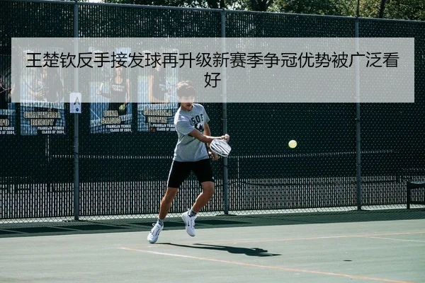 王楚钦反手接发球再升级新赛季争冠优势被广泛看好